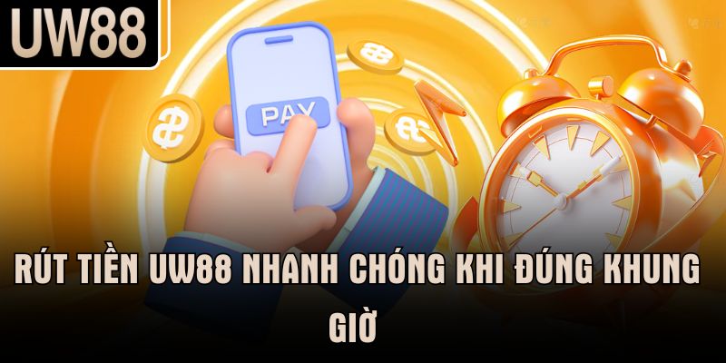Rút tiền UW88 nhanh chóng khi đúng khung giờ
